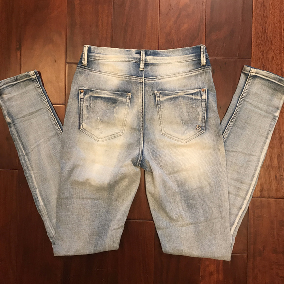 INDIGO REIN Embellished High Waist Skinny Jeans - Picture 3 of 6